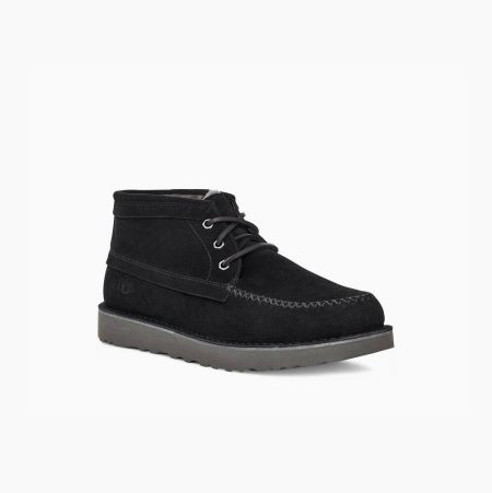 UGG Campout Chukka Black Boots for Men (RUEX65247)